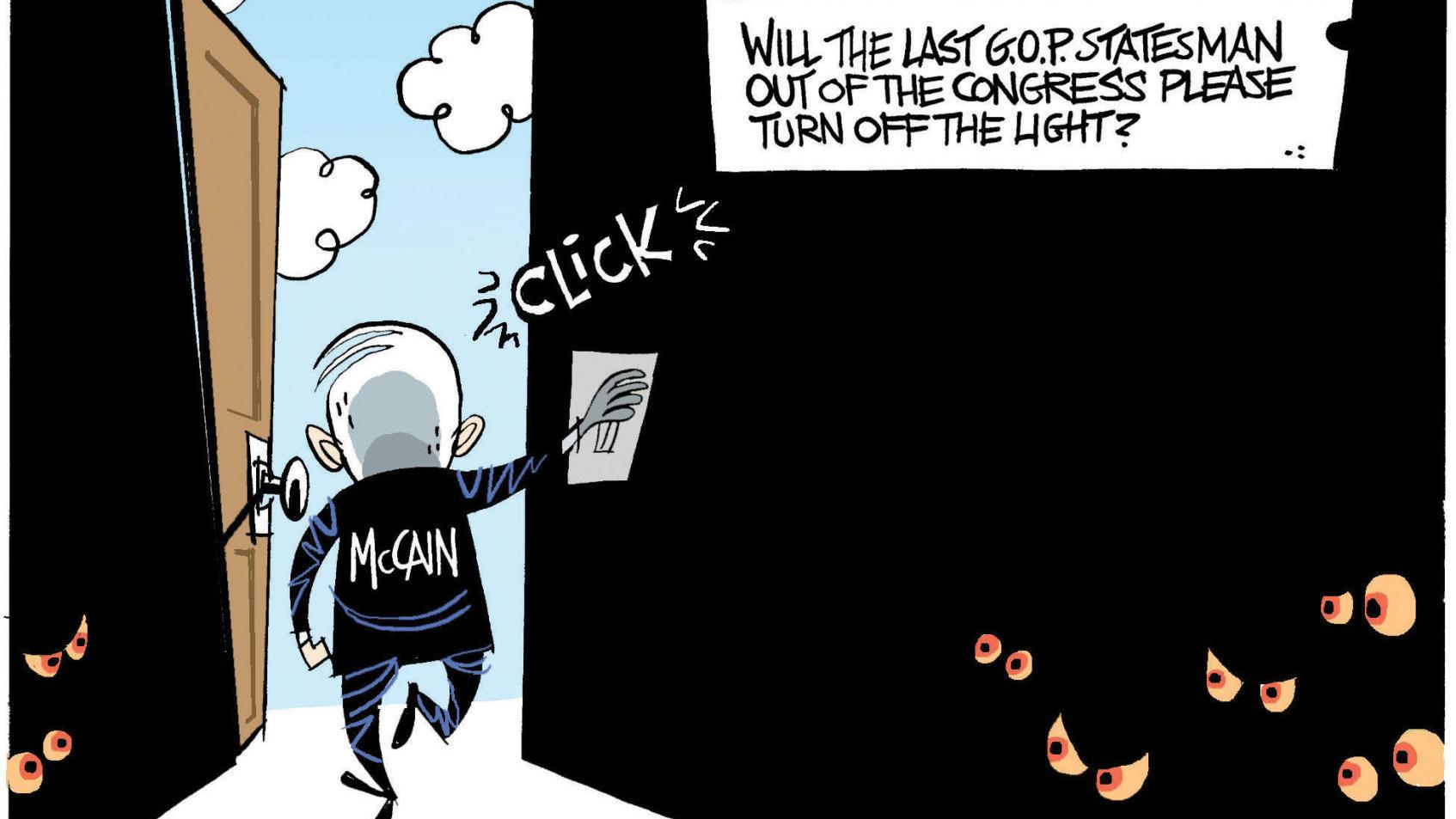 David Fitzsimmons editorial cartoons: Sen. John McCain